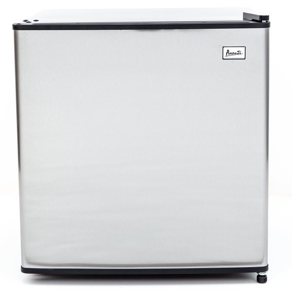 Avanti Avanti 1.4 cu. ft. Refrigerator or Freezer, Platinum with Black Cabinet VFR14PS-IS